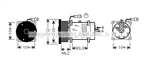 CPAK004 AVA QUALITY COOLING kompresszor, klíma